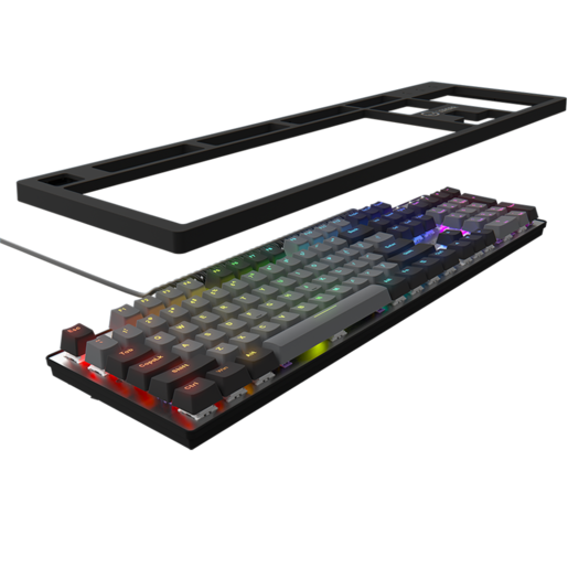 LORGAR tastatura Azar 514, ,gaming mehanička, RGB backlight, crna, EN layout