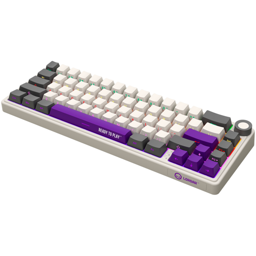 LORGAR tastatura KBP70MW, bežična mehanička Pro 65% bež, EN layout