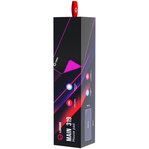 Lorgar podloga za miš Main 319, Gaming High-speed surface, Purple anti-slip rubber base, size: 900mm x 360mm x 3mm, weight 0.6kg