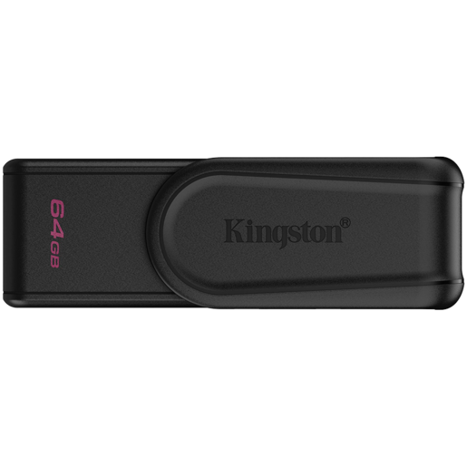 KINGSTON USB  DataTraveler Exodia S 64GB Portable USB 3.2 Gen 1  (Black/Black)