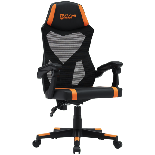 CANYON gaming stolica Flow MCH01 Mesh Black Orange