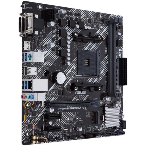 ASUS matična ploča PRIME B450M-K II AM4 mATX MB - AMD B450 2xDIMM DDR4 1xM.2 4xSATA PCIe 3.0 1Gb Ethernet 1xD-SUB 1xDVI-D 1xHDMI