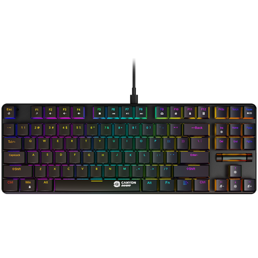 CANYON tastatura Cometstrike TKL GK-50 gaming EN layout žična