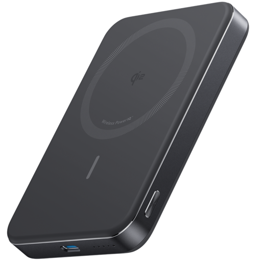 Anker MagGo Power Bank (10K, magnetni bežični) crni