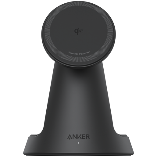 Anker MagGo bežična stanica za punjenje (3-u-1, priključna stanica) paket kabela i punjača crne boje