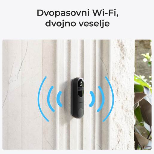REOLINK smart doorbell D340B+ zvono, 2K, Baterijska, PIR, IP65