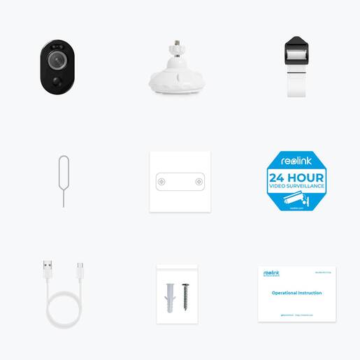 REOLINK IP Kamera Argus serija B350 4K, Baterijska