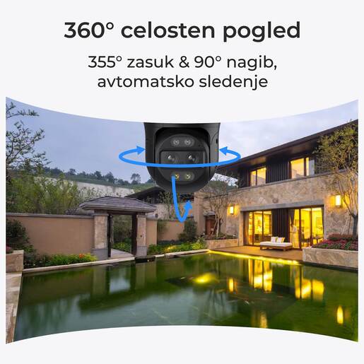 REOLINK IP Kamera Trackmix Serija P760 4K, Dvojna leca, POE