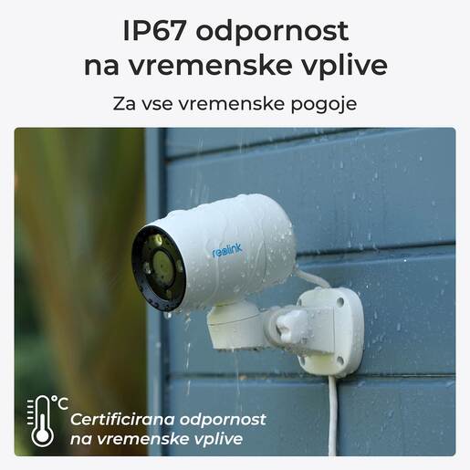 REOLINK Ip Kamera serija P330P 4K, Zunanja, 180 stepeni, POE