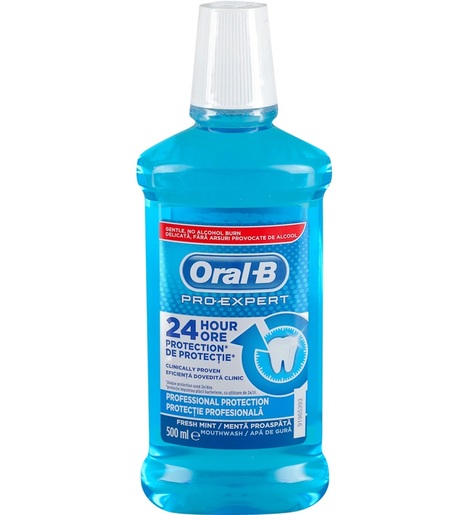 Oral-B vodica za ispiranje usta Pro-Expert Professional Protection, 500 ml
