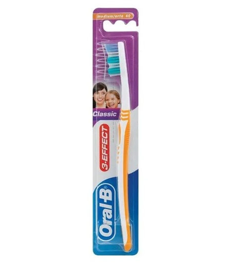 Oral-B četkica za zube Classic 3 Effect 40, Medium, 1 kom, SORTO