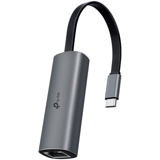 TP-Link USB 3.0 Type-C to 2.5 Gigabit Ethernet Network Adapter, 1xUSB 3.0 Type-C Connector, 1x2.5 Gigabit Ethernet Port, Foldable and Portable Design