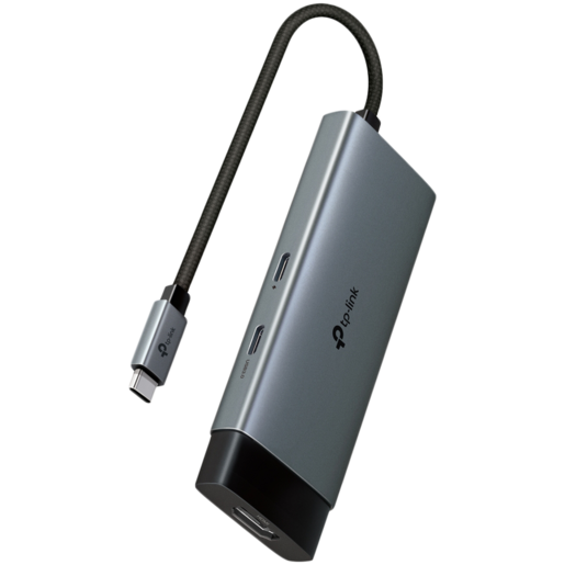 TP-Link UH5020C USB Type-C 5-Port Hub, 1x USB-C Connector, 1x HDMI 4K 60Hz Port, 1x USB-C PD 100W Port, 2x USB-A 3.0 Ports, 1x USB-C 3.0 Port