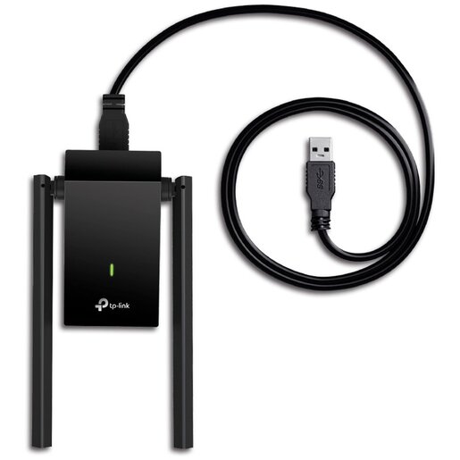 TP-Link Archer T4U PLUS AC1300 High Gain Dual Band Wi-Fi USB Adapter, 867 Mbps at 5 GHz + 400 Mbps at 2.4 GHz