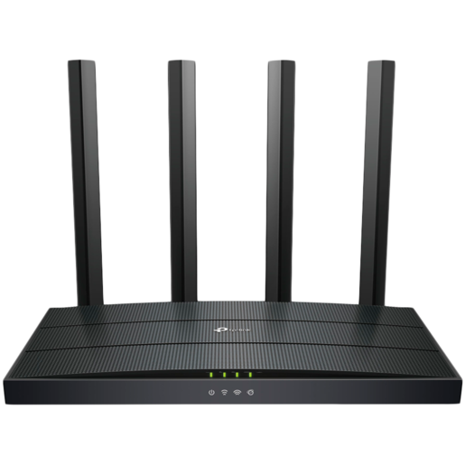 TP-Link Archer AX12 AX1500 Dual-Band Wi-Fi 6 Router, 300 Mbps at 2.4 GHz + 1201Mbps at 5 GHz, 4× Antennas, 1GHz Dual Core CPU, 1× G WAN Port + 3× G LAN Ports