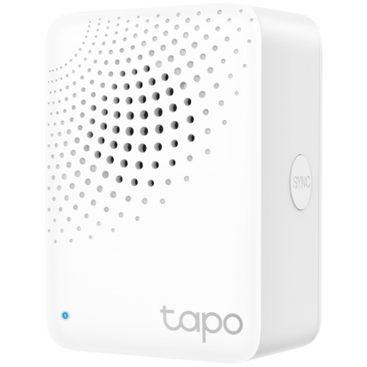 TP-Link Tapo H100 Smart IoT Hub with Chime,2.4 GHz Wi-Fi Networking,868 MHz for Devices,100-240 V,50/60 Hz,Plug-in, Remote Control with Tapo App