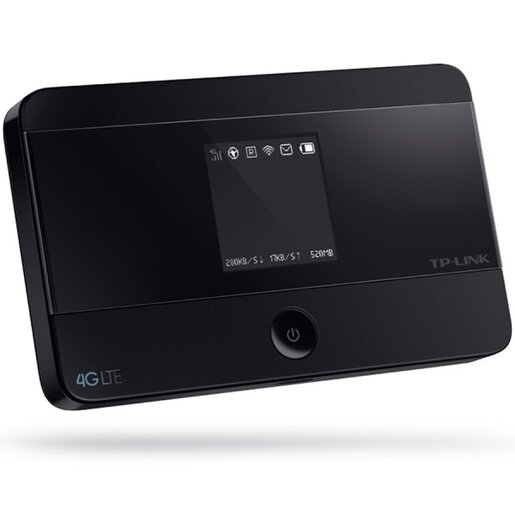 TP-Link 4G LTE Advanced Mobile WiFi, Internal 4G Modem, SIM card slot, 1.4 inch TFT screen display, 2550mAH rechargeable battery, micro SD card slot