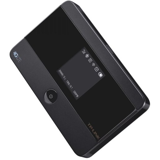 TP-Link 4G LTE Advanced Mobile WiFi, Internal 4G Modem, SIM card slot, 1.4 inch TFT screen display, 2550mAH rechargeable battery, micro SD card slot