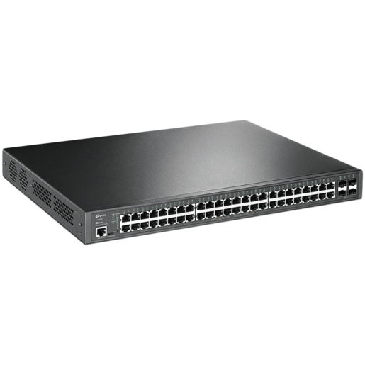 TP-Link SG3452P Omada 52-Port Gigabit L2+ Managed Switch with 48-Port PoE+, 48×Gigabit 802.3af/at PoE+ ports and 4×Gigabit SFP slots, 384 W total PoE budget