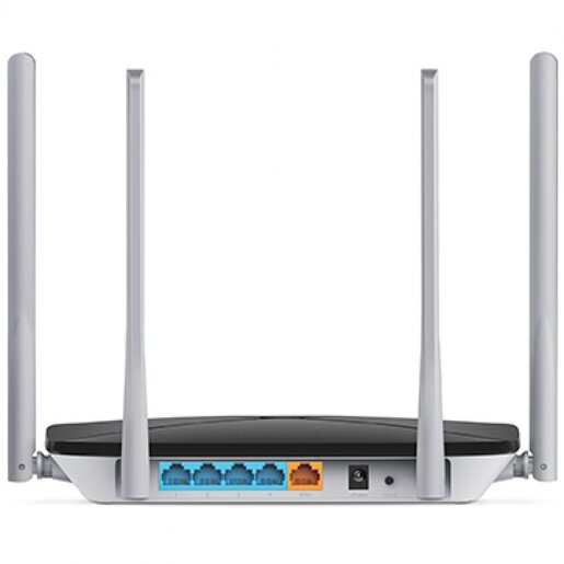 Mercusys AC1200 Dual Band Wireless Router 802.11ac, 4x10/100Mbps LAN ports, 1x10/100Mbps WAN port