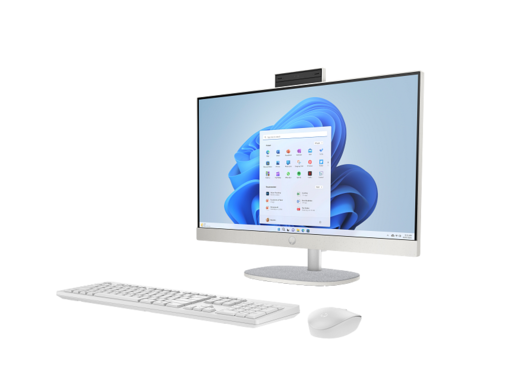 HP računar 24-cr0109ny AIO, 24, FullHD, Touch, Intel Core i7 1355U, 16GB DDR4 RAM, 512GB SSD, FreeDOS, miš i tastatura, 1 godina garancije