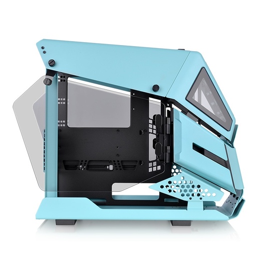 THERMALTAKE kućište AH T200 Turquoise mATX, 2x TG panels,Tirkizna boja