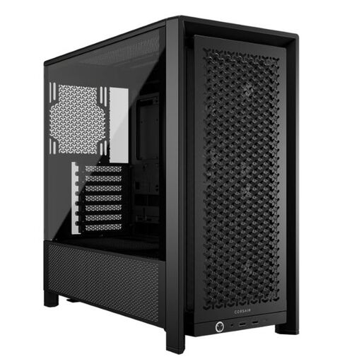 CORSAIR kućište FRAME 4000D RS Case 3xRS120 fans, 360mm radiator170mm cooler, 430mm GPU, ATX, Black