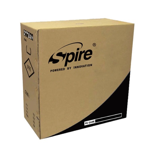 SPIRE kućište 1537 ATX, 2xUSB, VGA:310mm, CPU Cooler:150mm2xSSD, 2xHDD