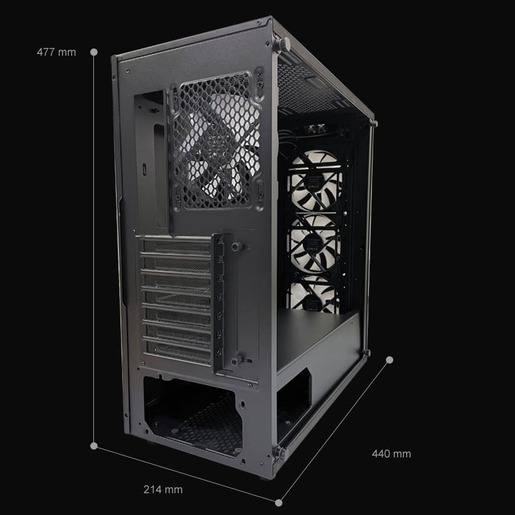 LC-POWER kućište Gaming 709B Solar System X  ATX gaming case