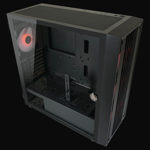 LC-POWER kućište Gaming 810BE-ATX, ATX, Micro ATX, MiniITX4x 120mm ARGB fans, tempered glass