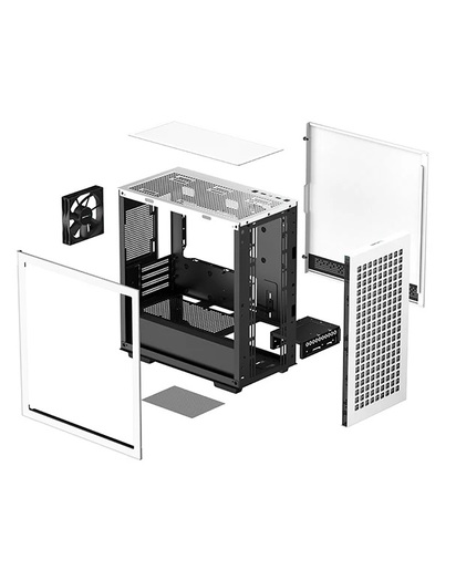DEEPCOOL kućište CH370 White mATX, Mini-ITX,1x 120mm Fan