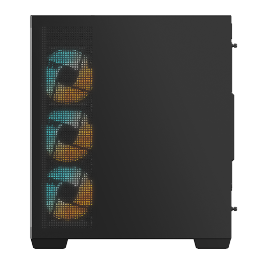 GIGABYTE kućište C500 Panoramic Stealt Mid-tower, ATX, 4x ARGB fans Black