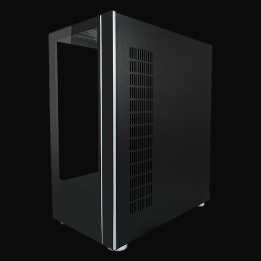 LC-POWER kućište Gaming 808B Midi-ATX, black, HD Audio, 4x 120mm ARGB fan, 1x USB-C