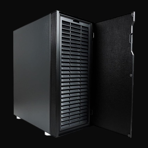 LC-POWER kućište Sound Insulated LC-8000B, 1x USB-C, 2x USB-AE-ATX, ATX, Micro-ATX, Mini-ITX
