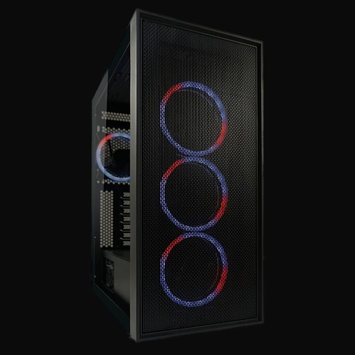 LC-POWER kućište Gaming 802B 4x 120mm RGB fans Black Wanderer X ATX gaming case