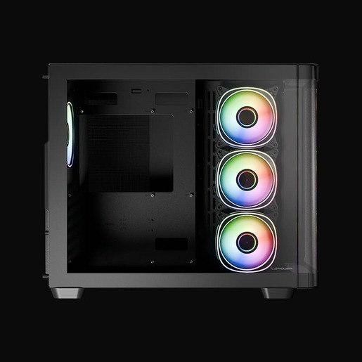 LC-POWER kućište Gaming 8001B Pro-Storm Dark, Midi tower BTF, ATX, Micro-ATX, Mini-ITX