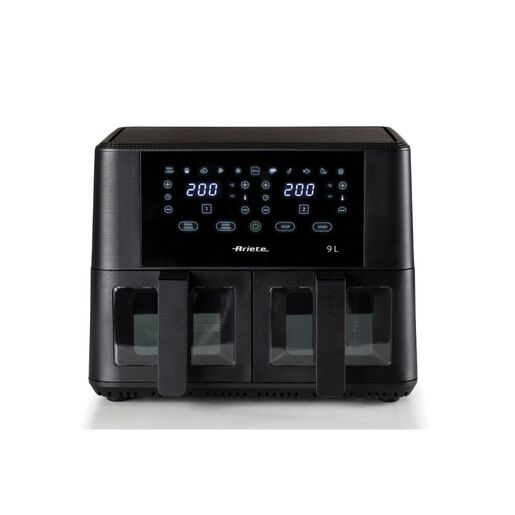 Ariete friteza na vrući zrak s dvije korpe 4631, 2400 W, crna