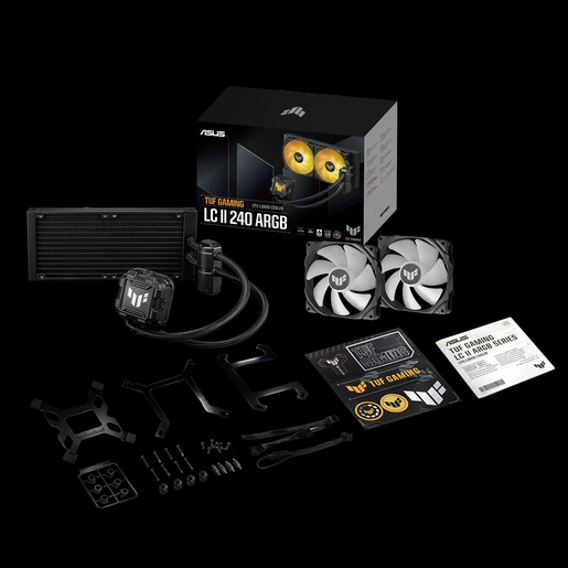 ASUS TUF GAMING LC II 240 ARGB all-in-one liquid CPU cooler Aura Sync
