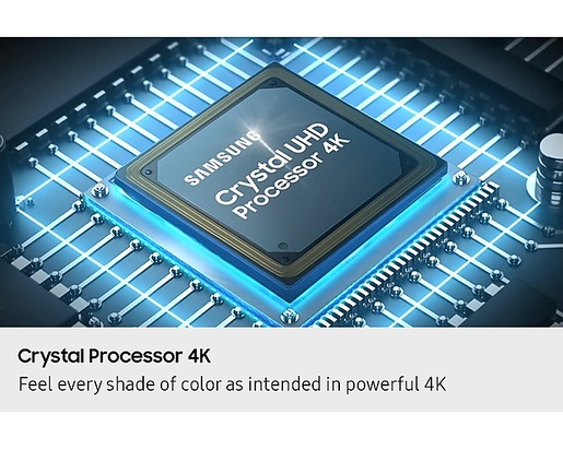 SAMSUNG LED televizor UE43U8072FUXXH, 4K Ultra HD, Smart TV, Tizen™, MetalStream Dizajn, HDR 10+, Crystal Procesor 4K, Crni