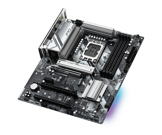 ASROCK matična ploča B760 PRO RS, Intel B760, LGA1700, 4xDDR53xM.2, 4xSATA, RAID, HDMI, DP, ATX