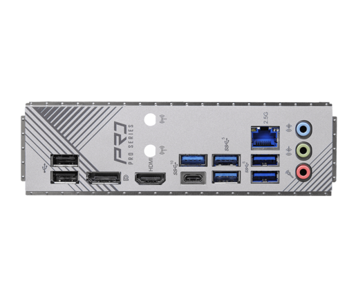 ASROCK matična ploča B760 PRO RS, Intel B760, LGA1700, 4xDDR53xM.2, 4xSATA, RAID, HDMI, DP, ATX