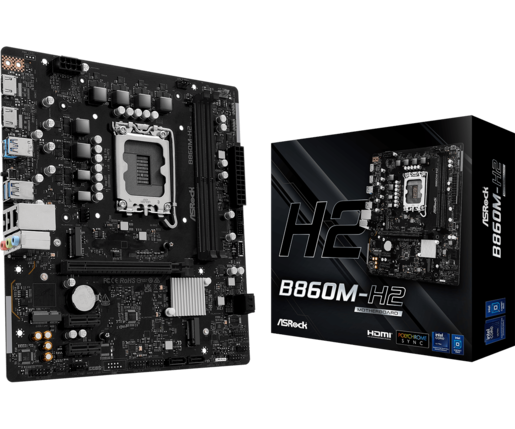 ASROCK matična ploča B860M-H22xDDR5, 2xM.2, 4xSATA, 13xUSB2xHDMI, RAID, Micro ATX