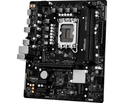 ASROCK matična ploča B860M-H22xDDR5, 2xM.2, 4xSATA, 13xUSB2xHDMI, RAID, Micro ATX