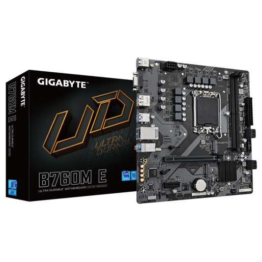 GIGABYTE matična ploča B760M ELGA1700, 2xDDR5, 2xM.2, 4xSATA 6xUSB, VGA, HDMI, DP, mATX