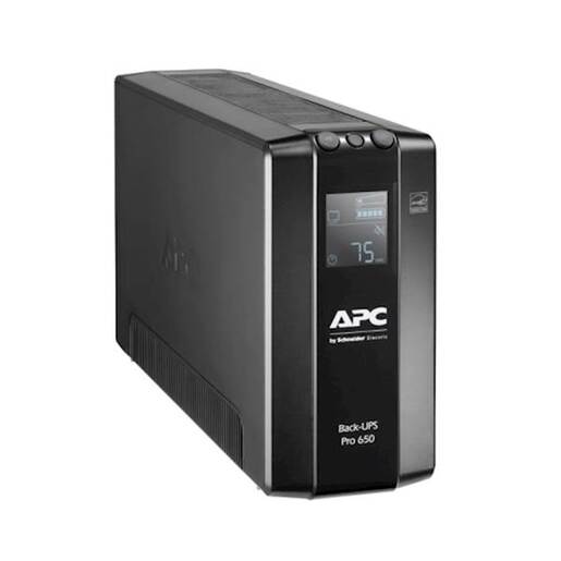 APC Back-UPS Pro, 650VA/390W, Tower, 230V, 6x IEC C13 utičnica, AVR, LCD, zamjenjiva baterija