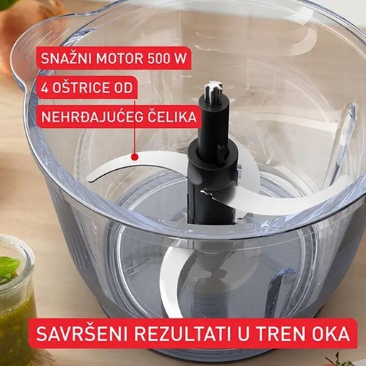 TEFAL sjeckalica MB603138 Choppeo, 500 W, 2 L