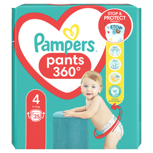 Pampers Pants pelene-gaćice, vel. 4 (9-15 kg), 25 kom