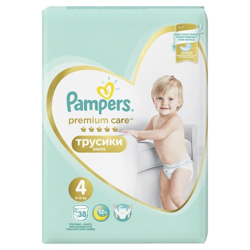 Pampers Pants Premium Care pelene, vel. 4 (9-15kg), 38 kom
