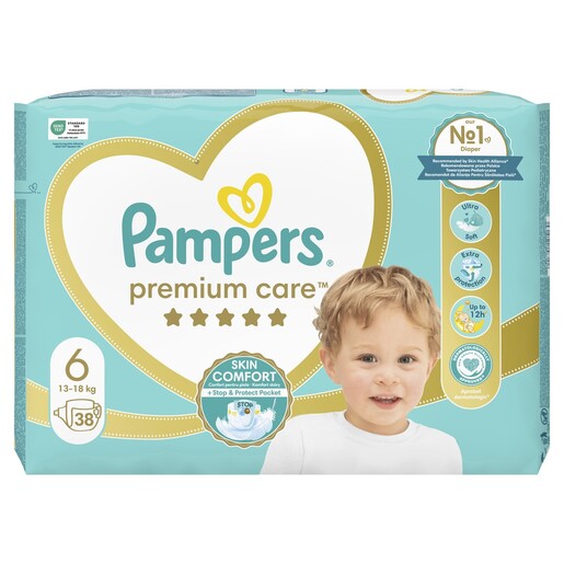 Pampers Premium Care pelene, vel. 6 (15+kg), 38 kom