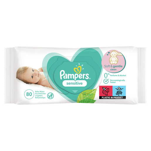 Pampers Sensitive vlažne maramice, 80 kom